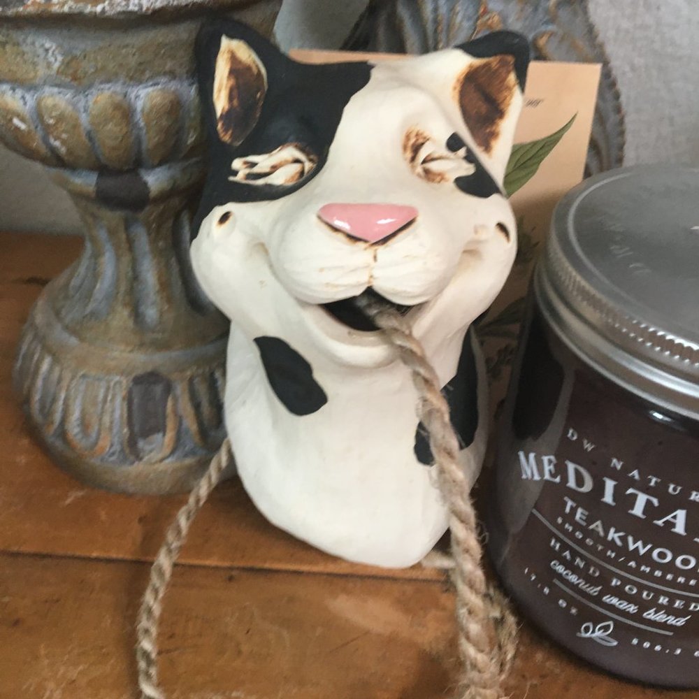 One of a Kind Pottery Cat